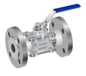 flange end ball valve