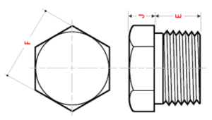 hex head plug g