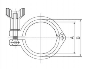 tri clover clamp g